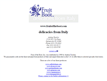 Tablet Screenshot of fruitoftheboot.com